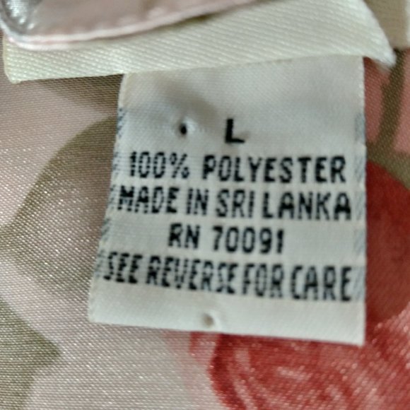 Jaclyn Smith Peach and Roses Robe - Picture 6 of 6